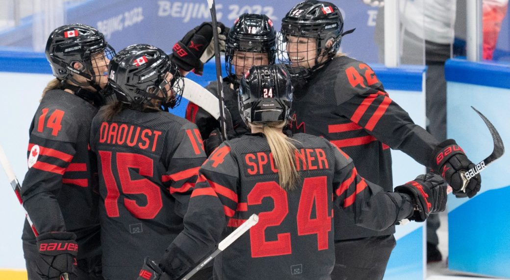 Canada crushes Switzerland in Olympic women’s hockey opener
