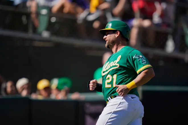 Stephen Vogt’s final game before retiring had a storybook ending for the A’s