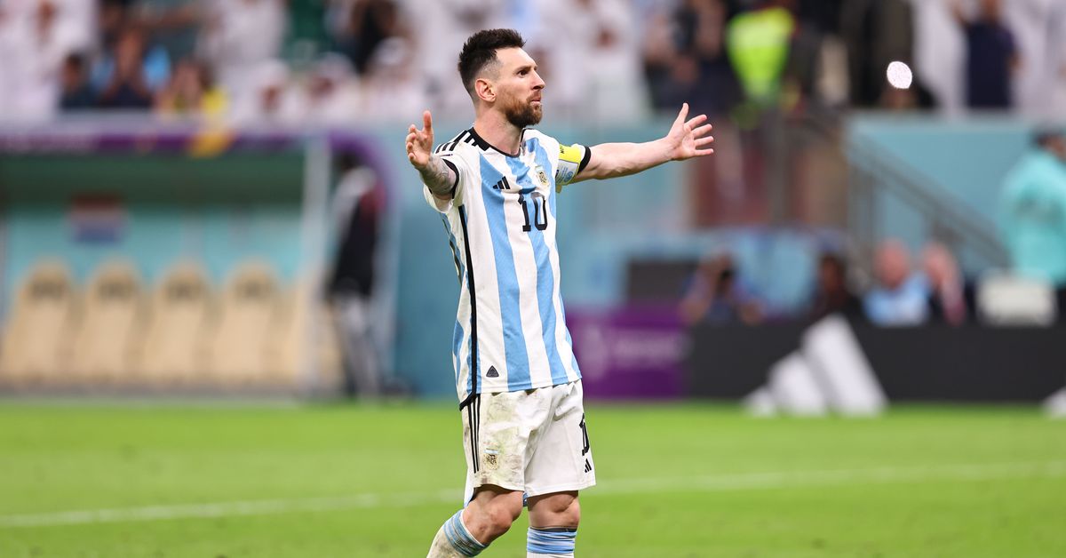 This angle of Messi’s amazing World Cup run and assist shows his greatness in full view